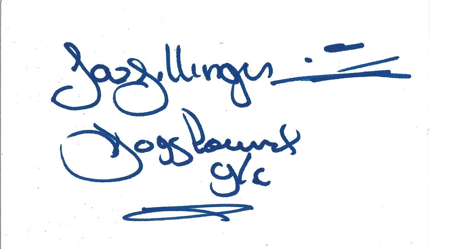 Daz Dillinger SIGNED Index Card COA Autograph Tha Dogg Pound Death Row Records