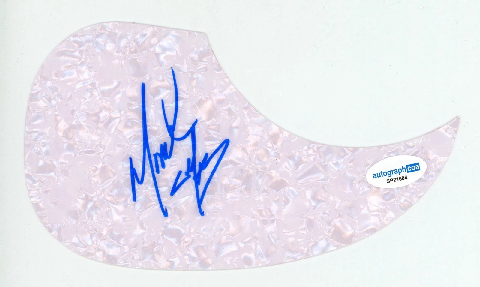 MARK CALDERON COLOR ME BADD SIGNED AUTOGRAPH ACOUSTIC GUITAR PICKGUARD ACOA