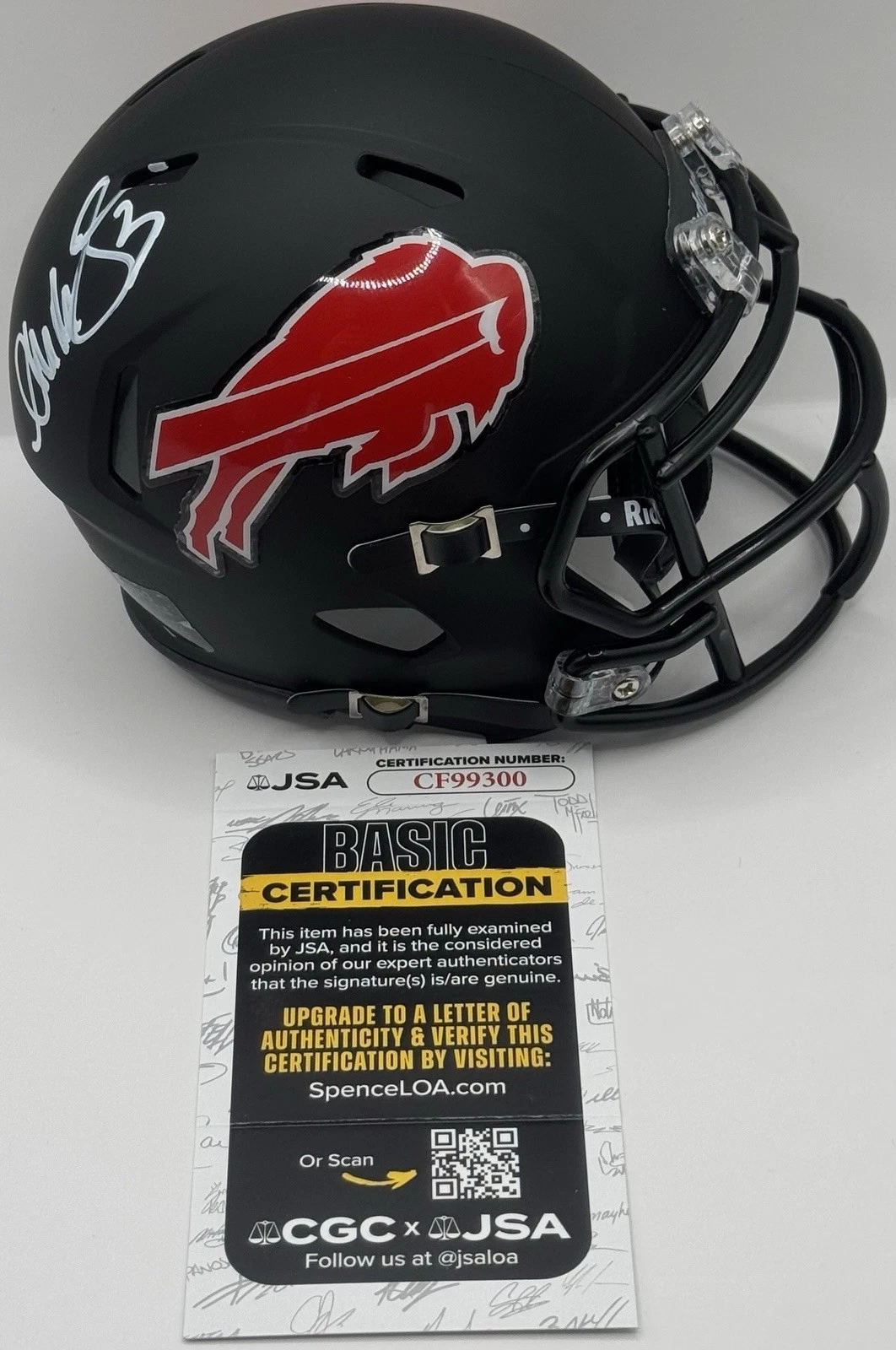 Andre Reed Signed Autographed Buffalo Bills Mini Helmet JSA COA
