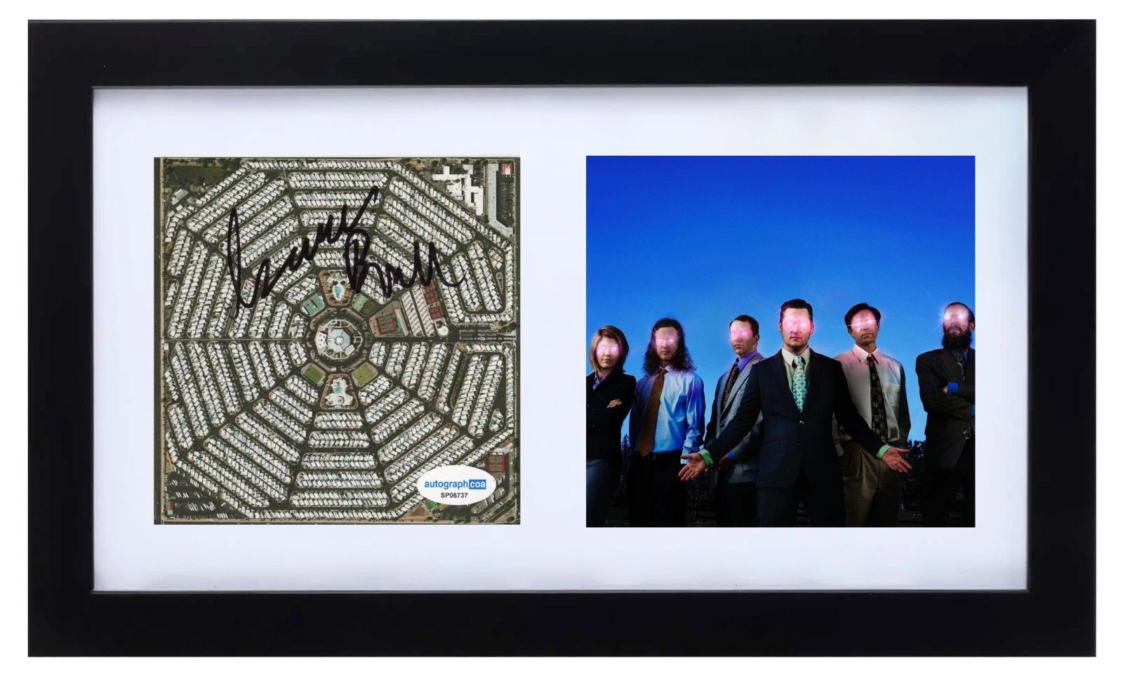 Isaac Brock Modest Mouse Signed Strangers to Ourselves CD Cover Framed ACOA