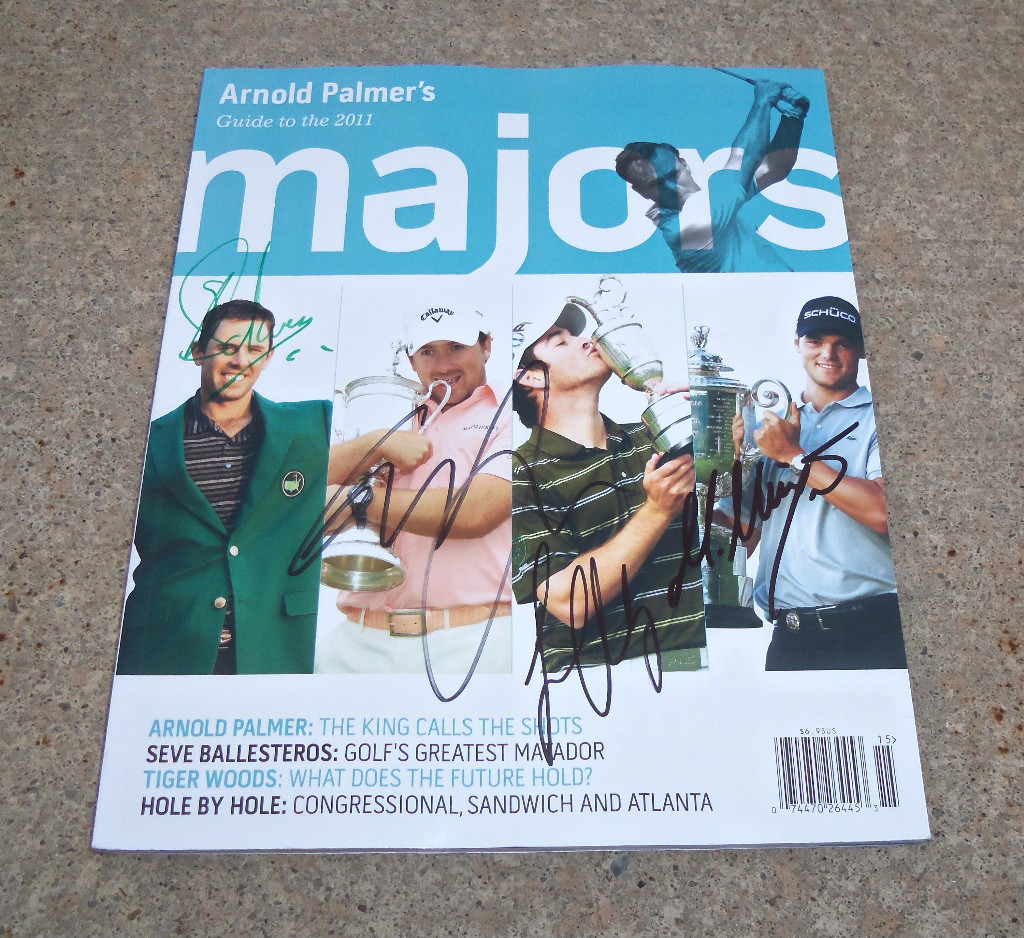 CHARL SCHWARTZEL MCDOWELL KAYMER Signed Magazine PROOF+