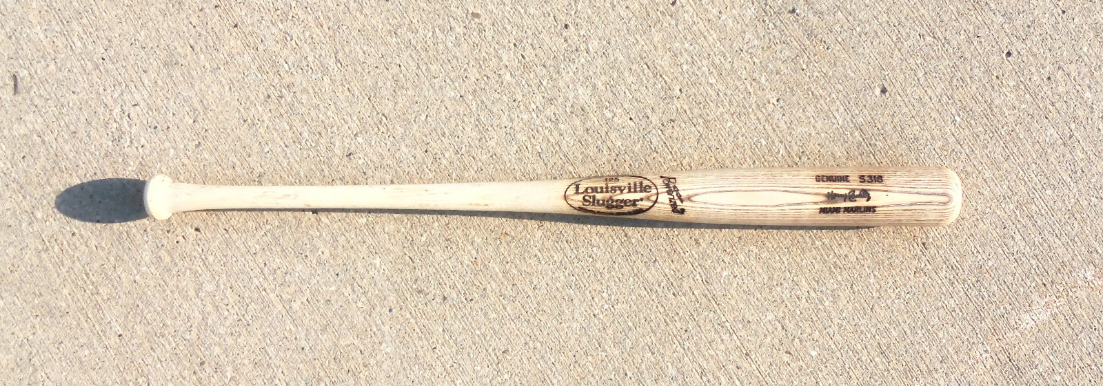 Miami Marlins HANLEY RAMIREZ GAME Baseball Bat PROOF! MVP?!?