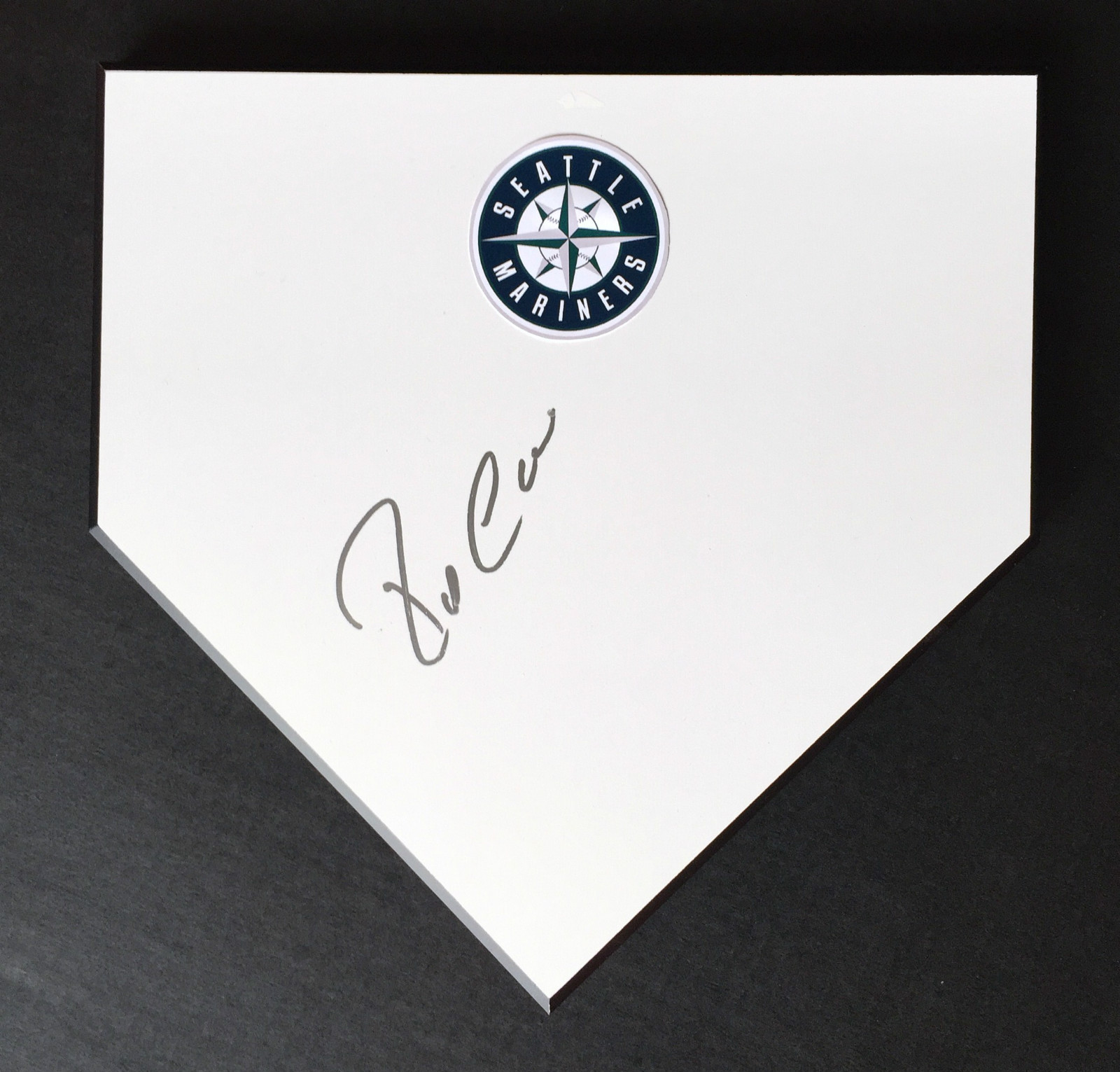Seattle Mariners #22 ROBINSON CANO Signed Autographed Baseball Home Plate COA!