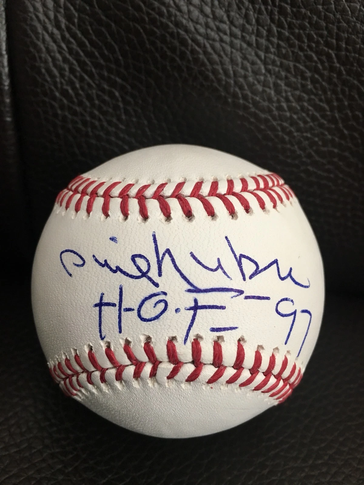 Phil Niekro Signed Official MLB Baseball Inscribed “HOF 97” Rip