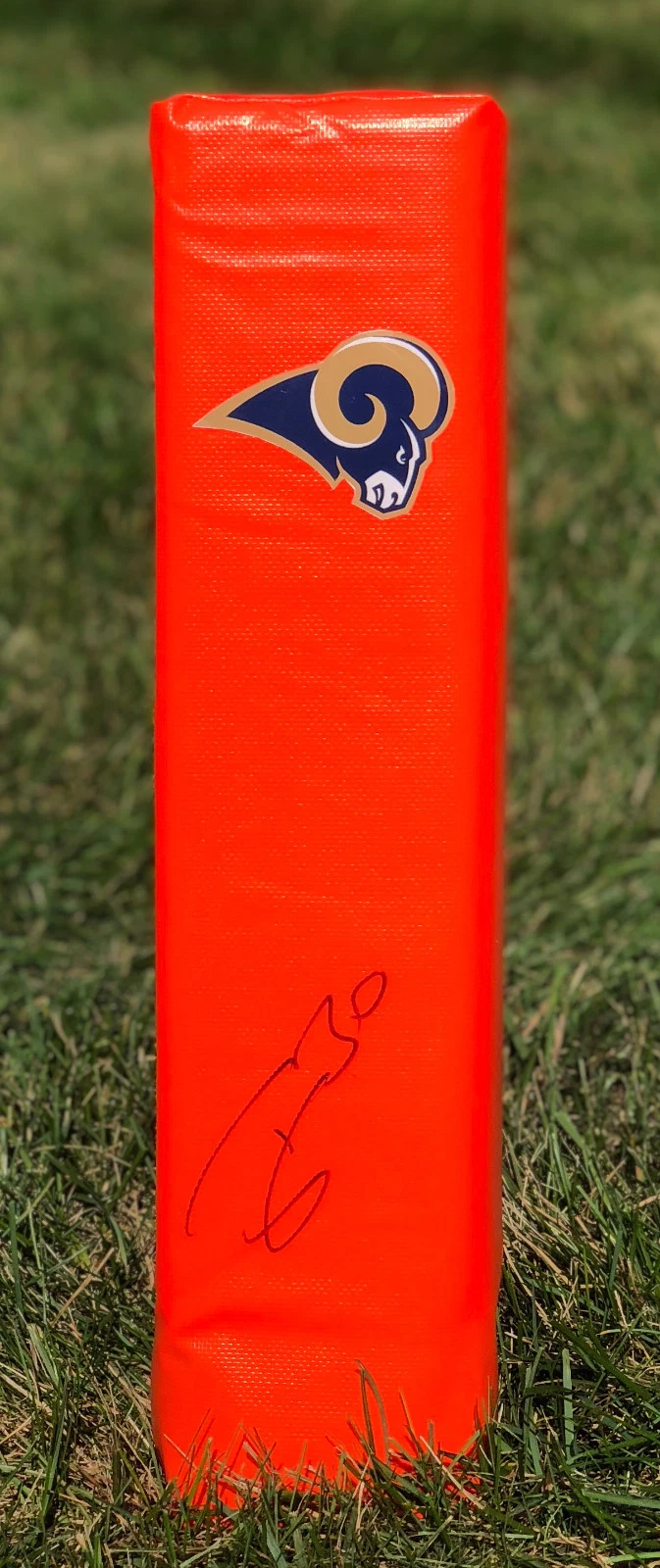 Los Angeles Rams #30 TODD GURLEY Signed Autographed Football TD Pylon COA! LA