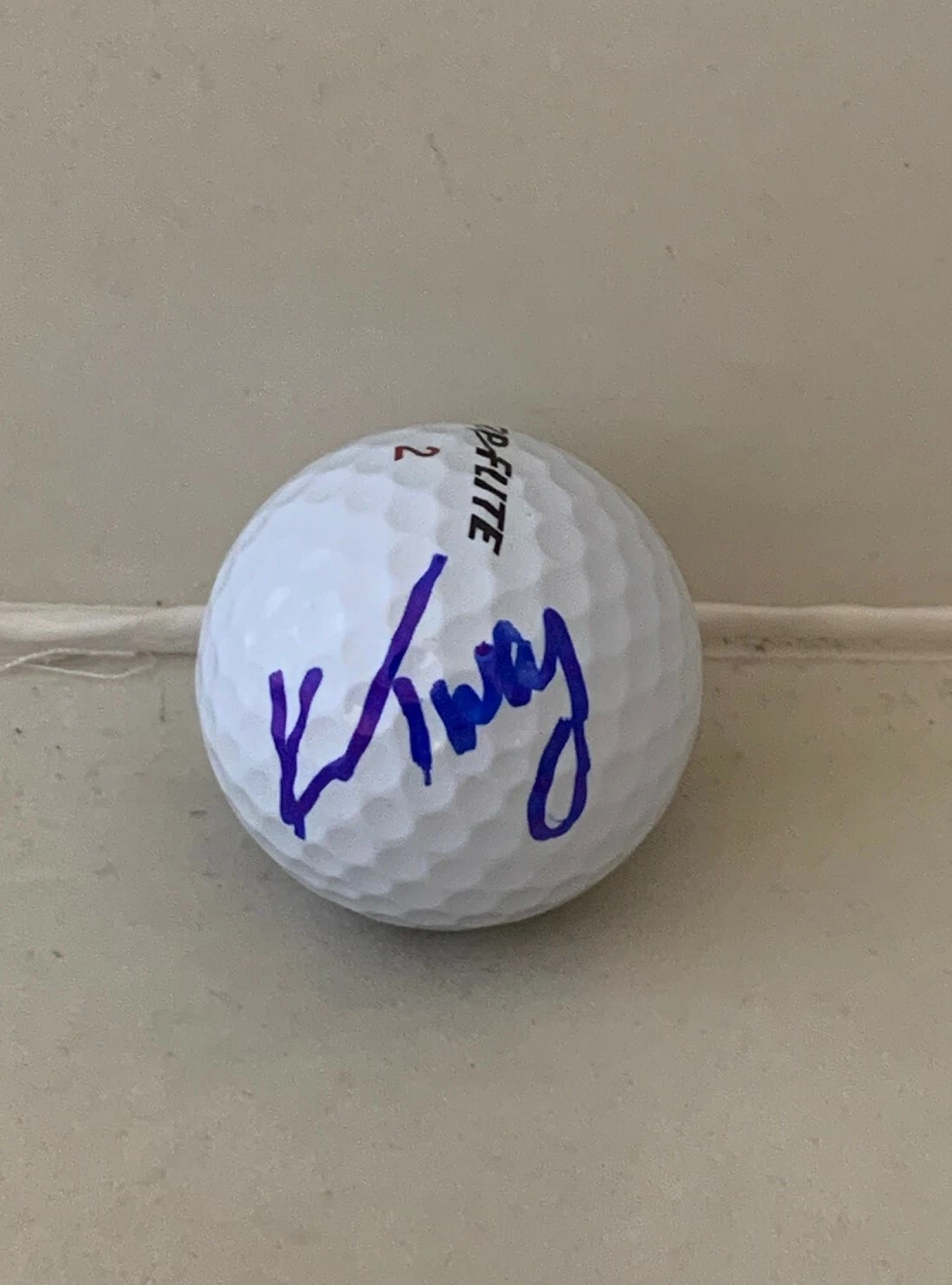 Kevin Tway PGA signed Top Flite Golf Ball autographed