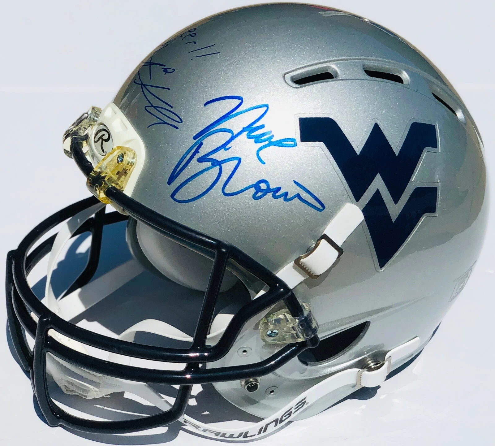 PSA/DNA West Virginia NEAL BROWN & AUSTIN KENDALL Signed Autographed Helmet!