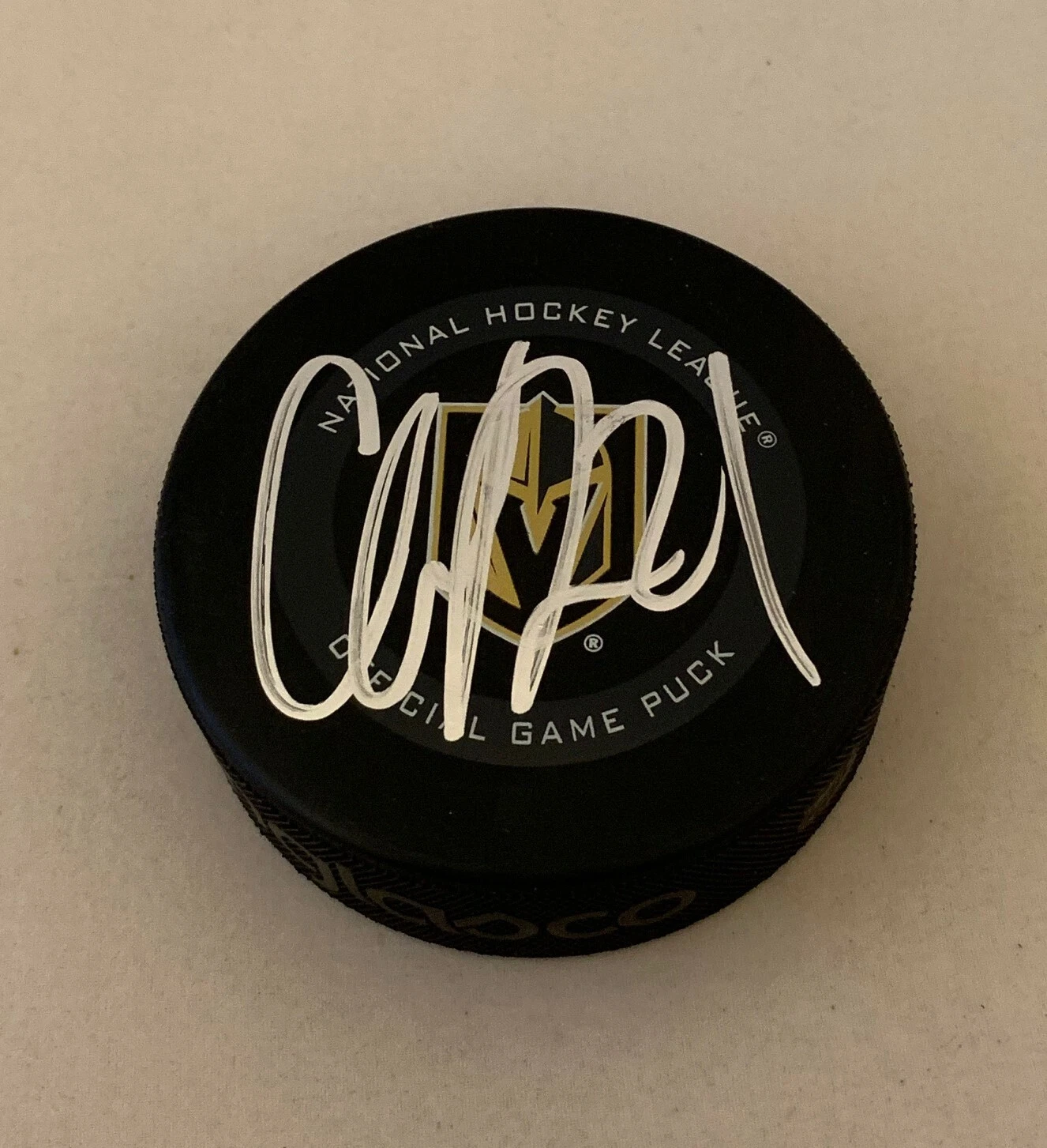 Cody Eakin signed Las Vegas Golden Knights Official Game puck autographed