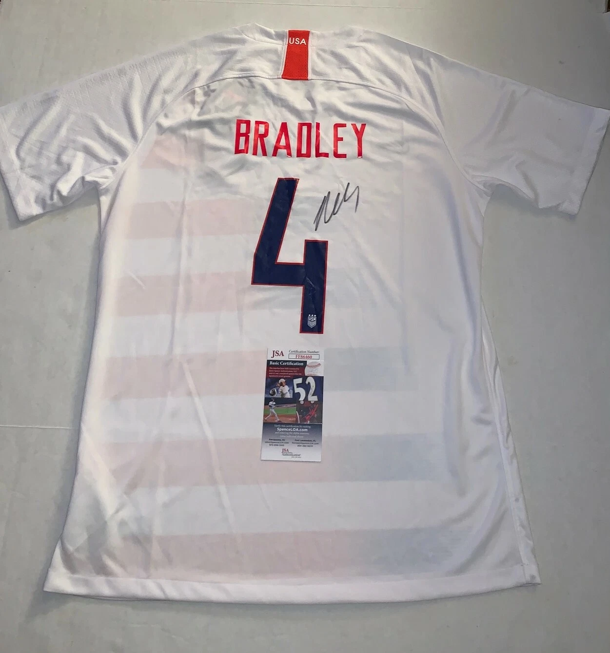 Michael Bradley Toronto FC signed Team USA Soccer jersey autographed JSA