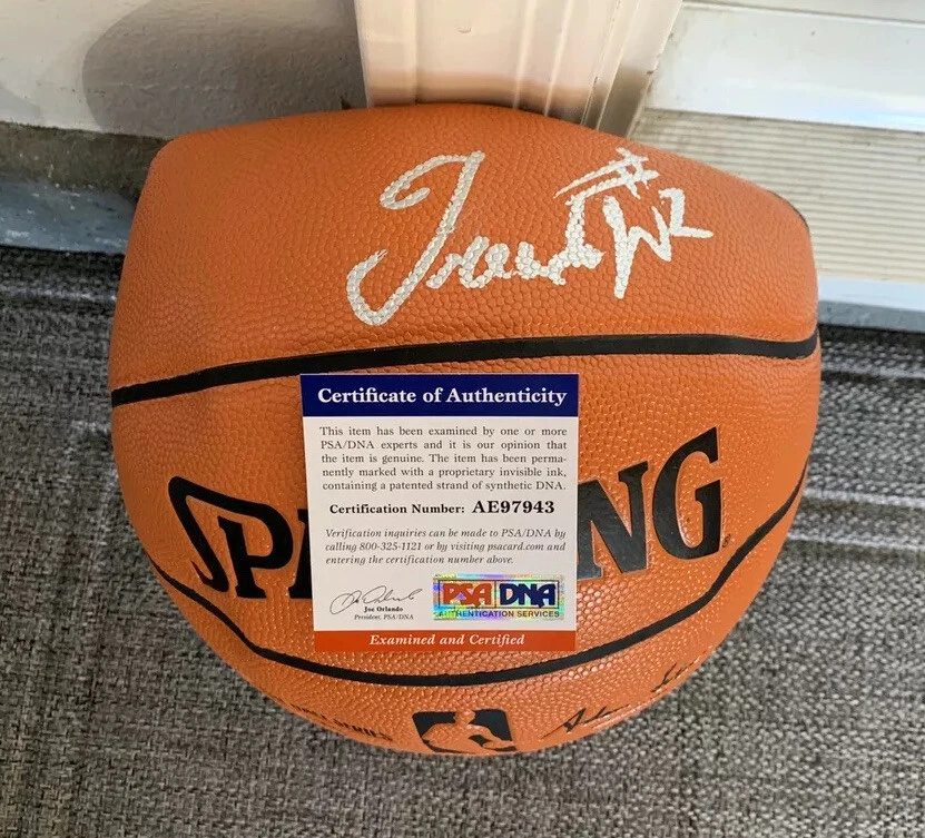 TRENDON WATFORD SIGNED NBA REPLICA GAME BASKETBALL PSA/DNA COA ~ LSU TIGERS COLLECTIBLE MEMORABILIA