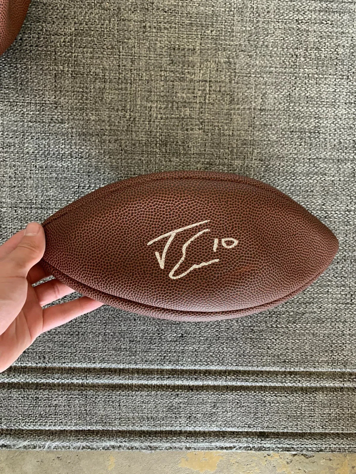 Jacob Eason Signed Nfl The Duke Replica Football Washington Huskies Rare