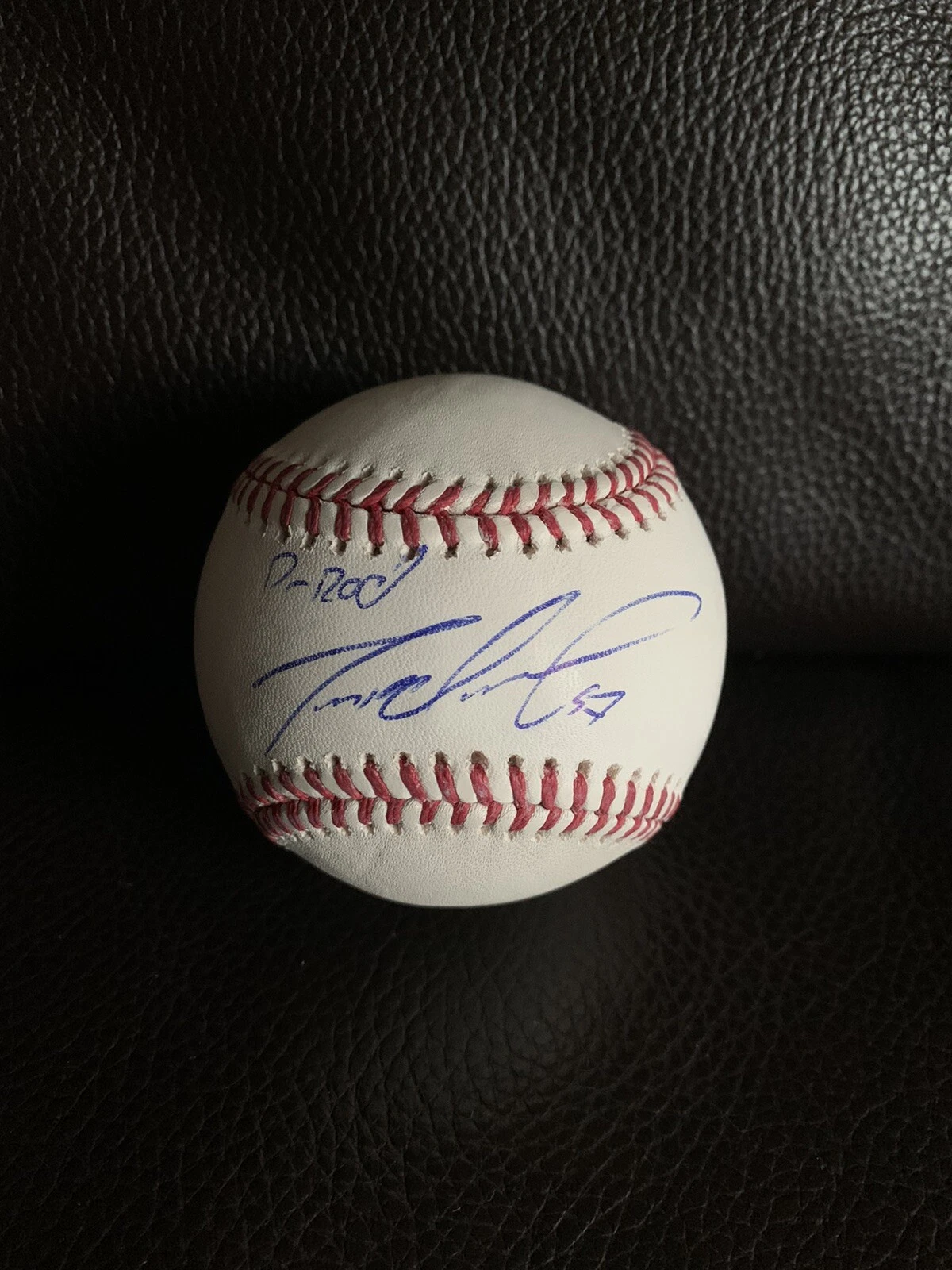 dereck rodriguez Signed Official Mlb Baseball W “d-rod”