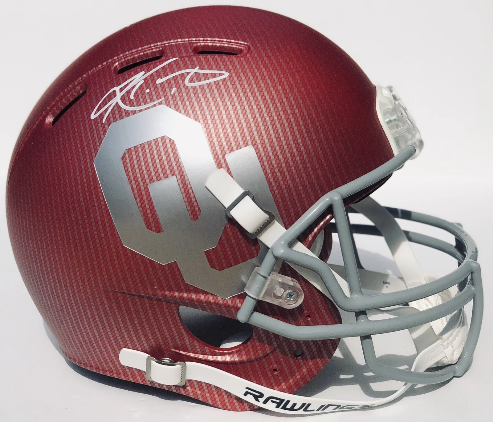 Oklahoma #1 KYLER MURRAY Signed Authentic HYDRO DIPPED Football Helmet HEISMAN