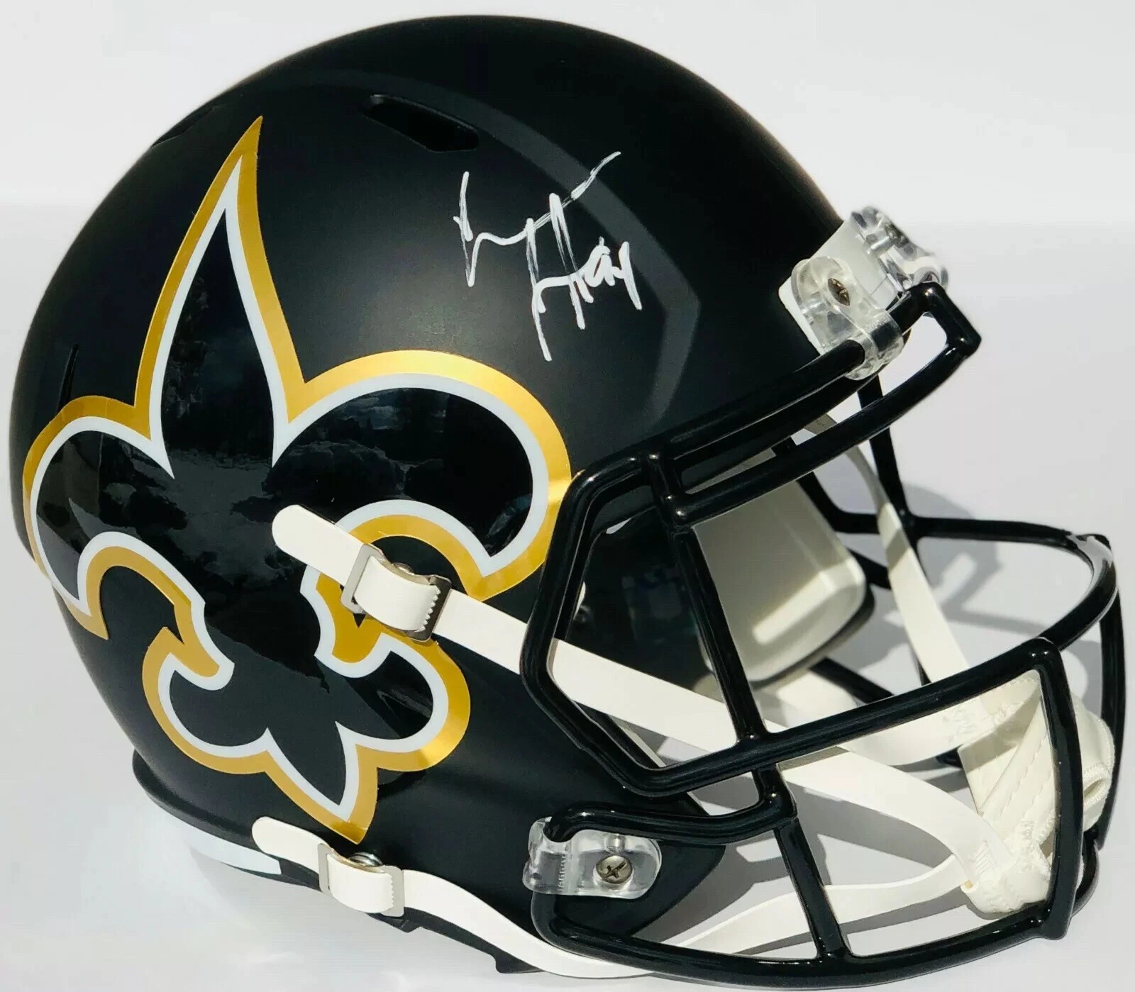 PSA/DNA New Orleans Saint #94 CAM JORDAN Autographed AMP Football Helmet CAMERON