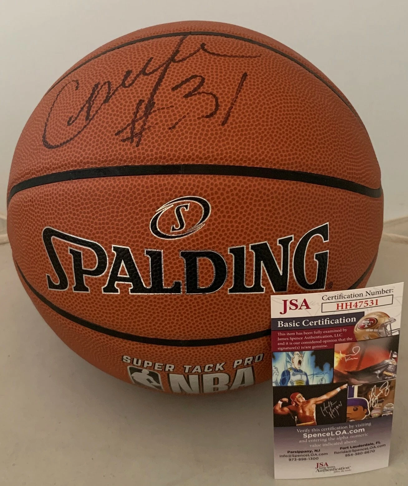 Cedric Maxwell Boston Celtics signed F/S NBA Basketball Ball autographed JSA