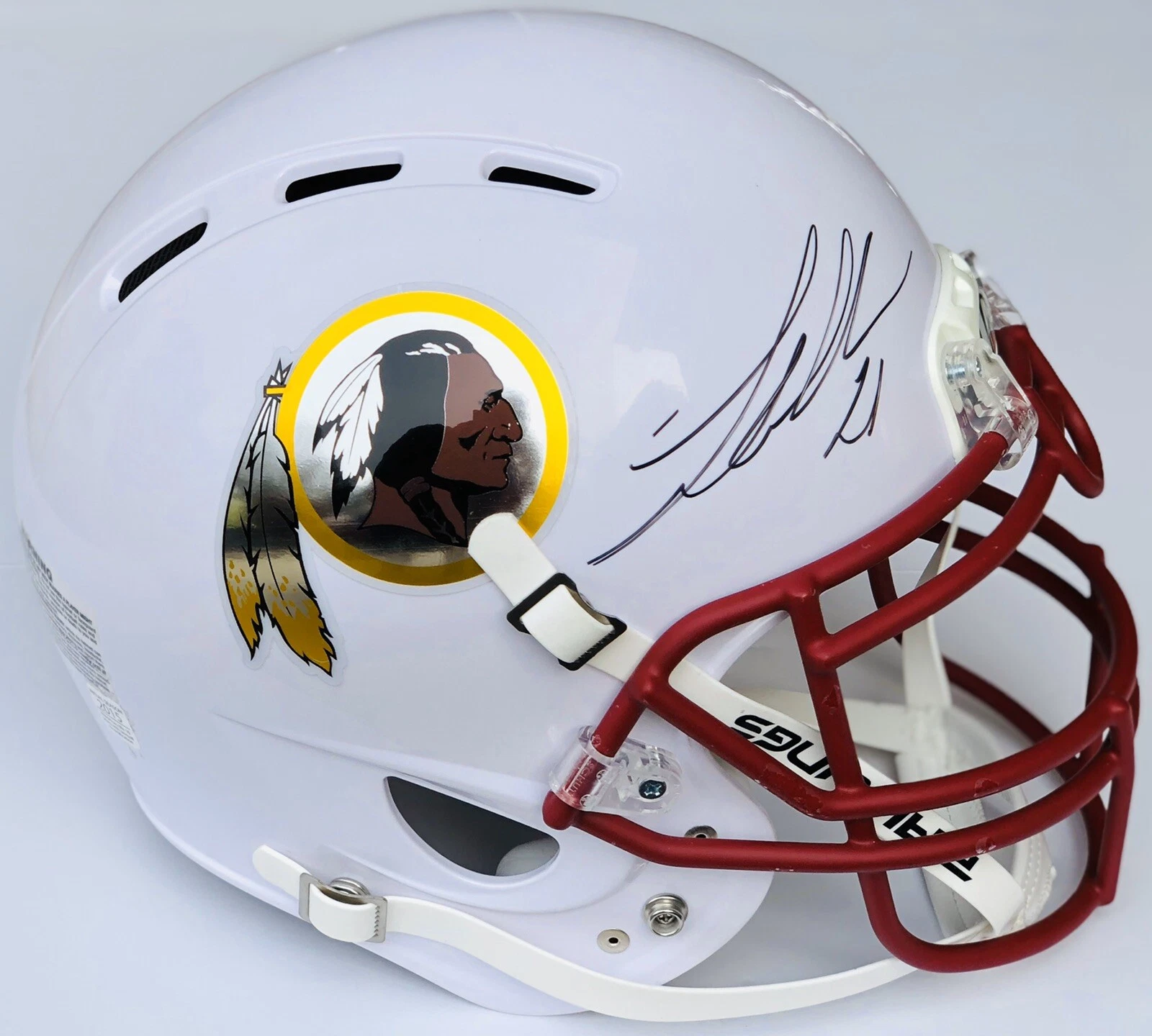 PSA/DNA Washington Redskins #20 LANDON COLLINS Signed AUTHENTIC F/S Helmet Auto