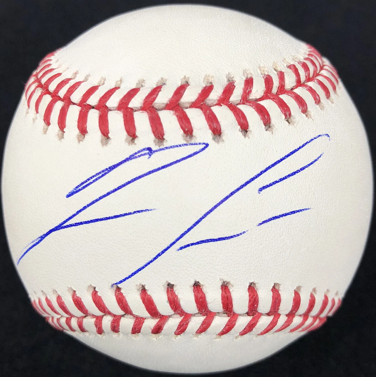 ATL Braves #13 RONALD ACUNA Signed Autographed OML Baseball PSA GRADED 9! AUTO