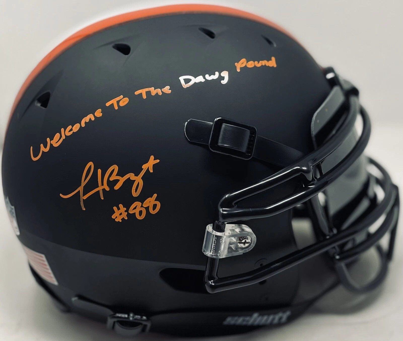 JSA Browns #88 HARRISON BRYANT Signed Autographed F/S Authentic Football Helmet