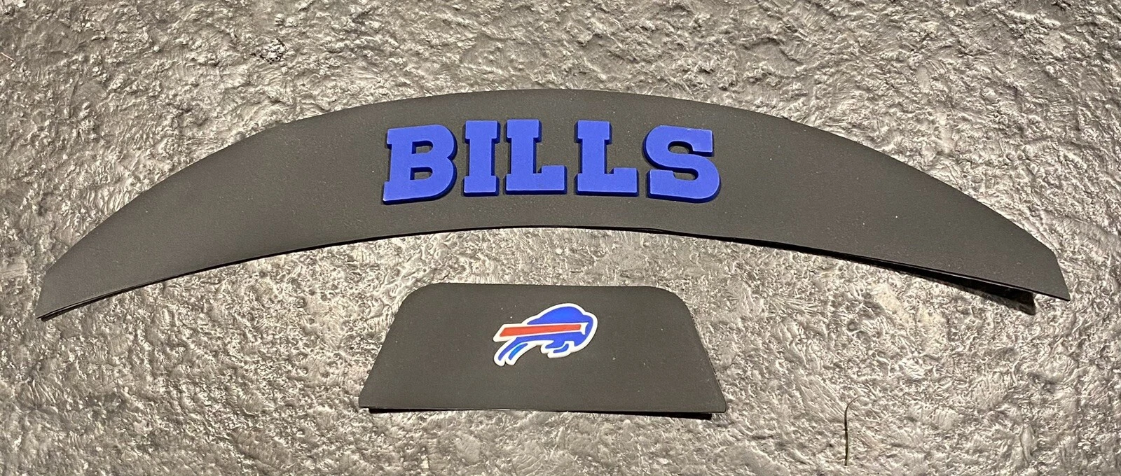 Buffalo Bills Front & Rear 3D Bumpers Riddell F/S Speed Flex Helmet JOSH ALLEN