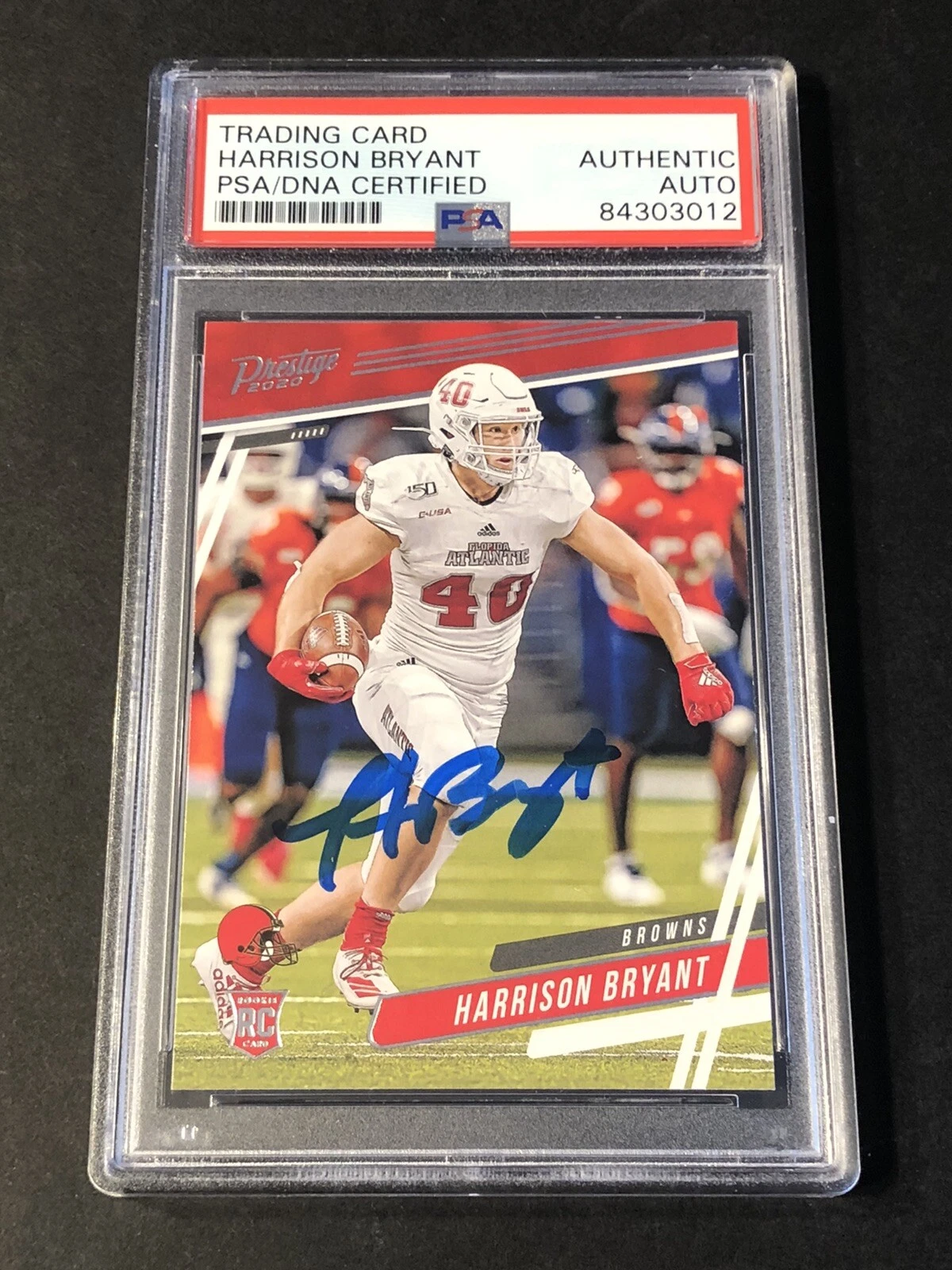 2020 HARRISON BRYANT SIGNED AUTOGRAPHED PRESTIGE CLEVELAND BROWNS RC PSA/DNA COLLECTIBLE MEMORABILIA