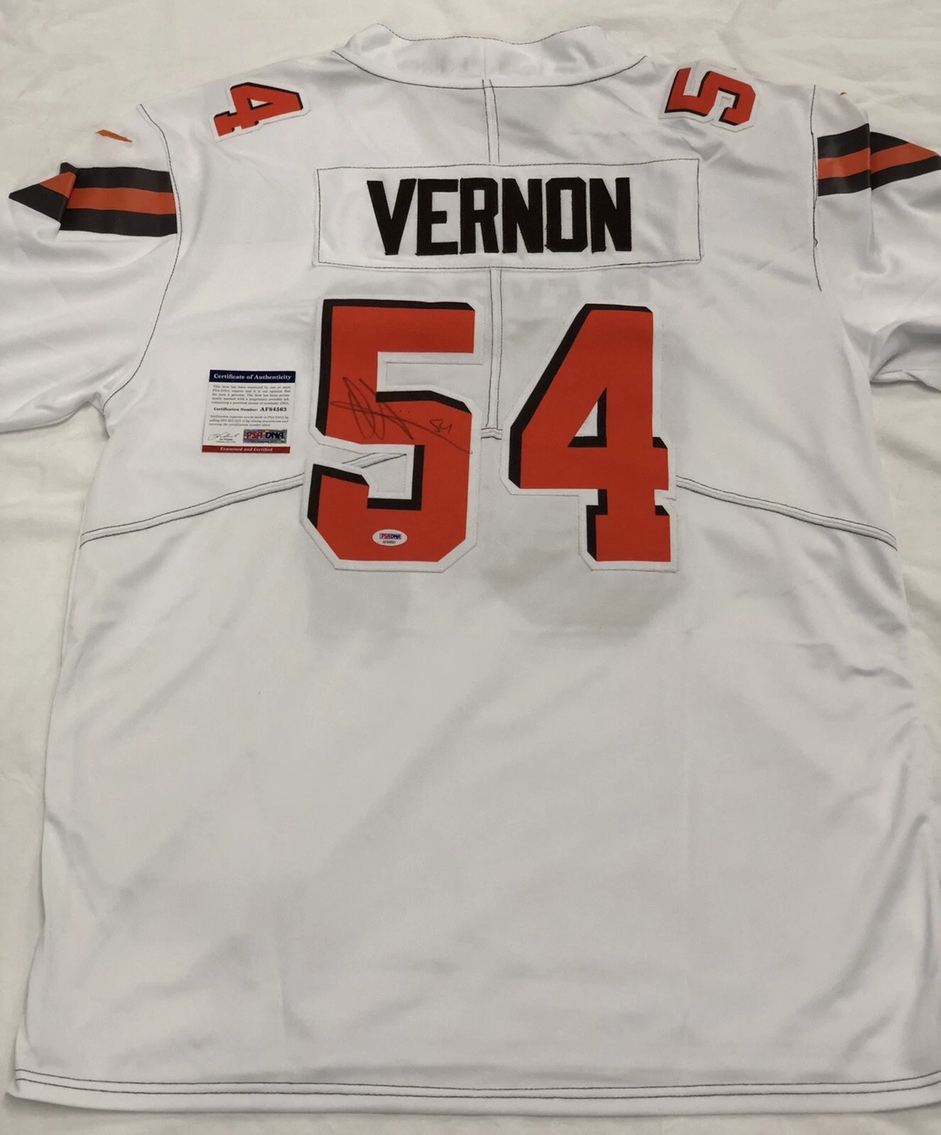 Olivier Vernon Signed Autographed Jersey Cleveland Browns Super Bowl Psa/Dna