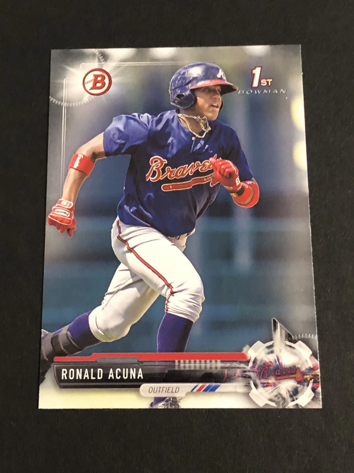 2017 Bowman Baseball 1st Bowman Ronald Acuna Jr. Paper Prospect Card