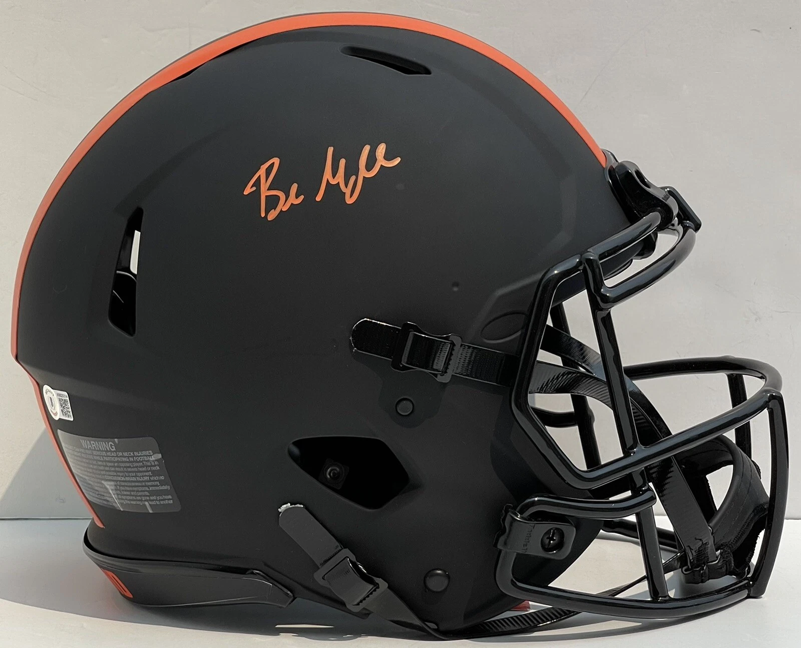 Baker Mayfield Signed Auto Cleveland Browns Eclipse Full Size Helmet Beckett