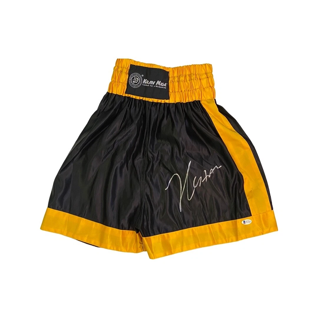 Julio Cesar Chavez Signed Autographed Boxing Trunks Boxer Beckett Witness COA