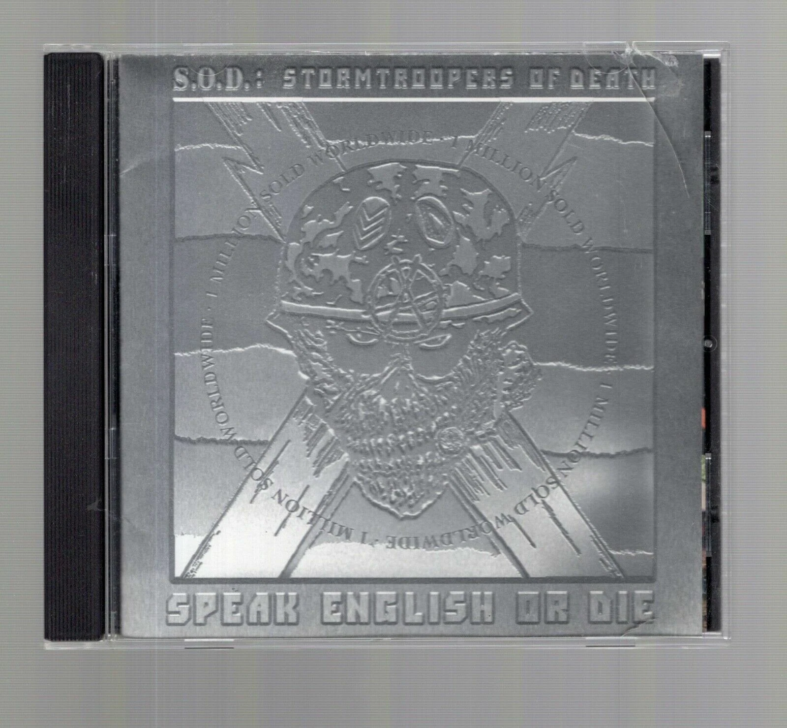 STORMTROOPERS OF DEATH SPEAK ENGLISH OR DIE CD MEGAFORCE RECORDS    VINTAGE+RARE