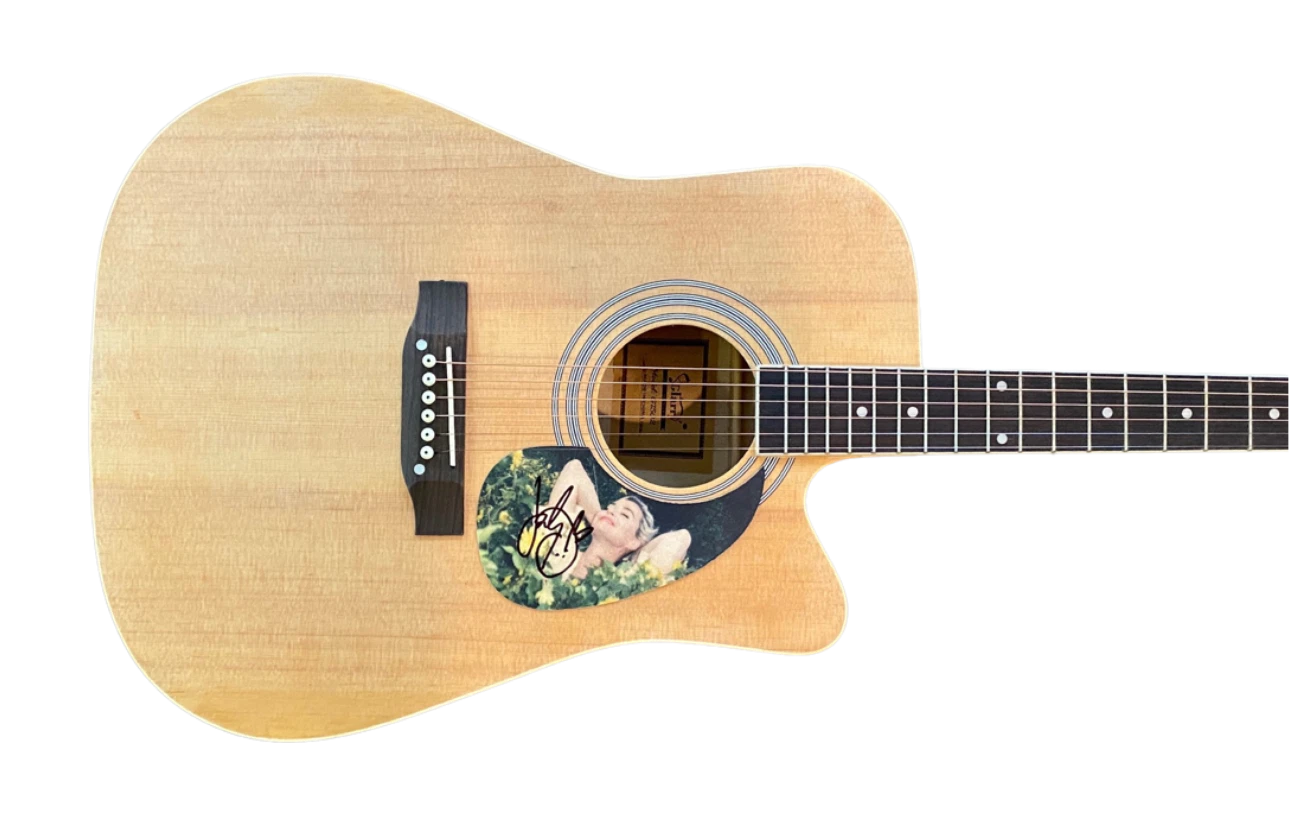 Katy Perry Signed Autographed Full Size Acoustic Guitar ACOA COA