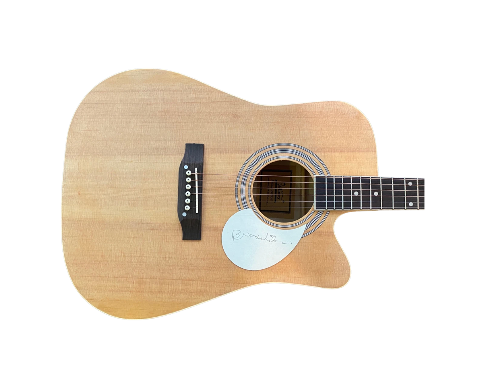 Brian Wilson Signed Autograph Full Size Acoustic Guitar The Beach Boys ACOA COA