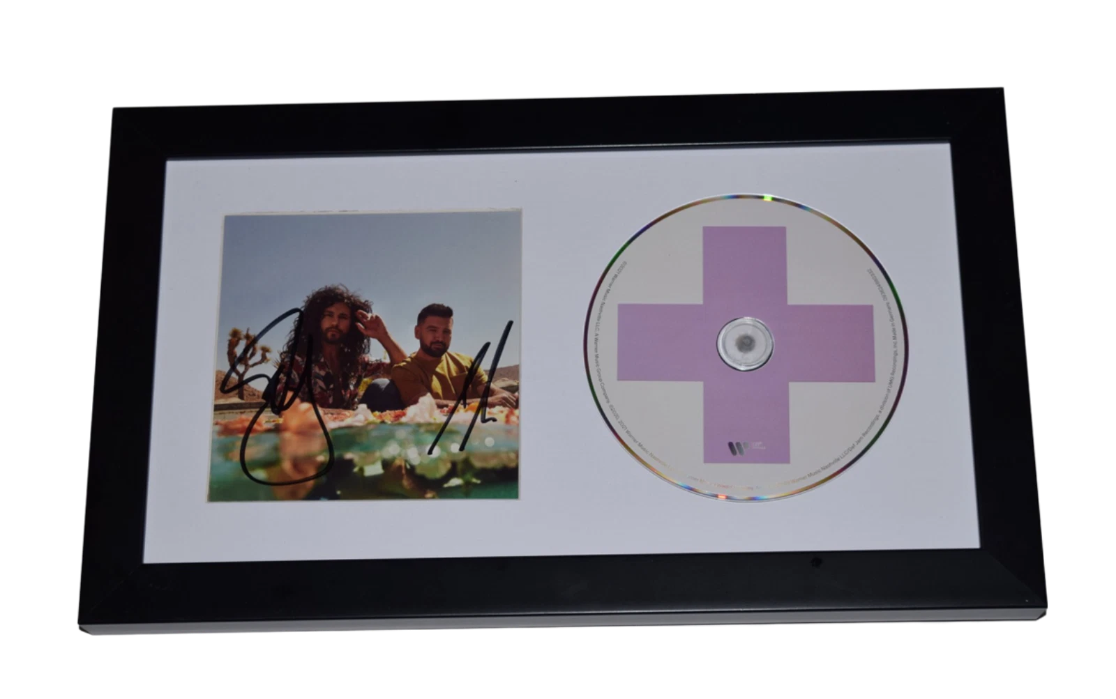 Dan + Shay Signed Autographed Good Things Framed CD Booklet Display COA