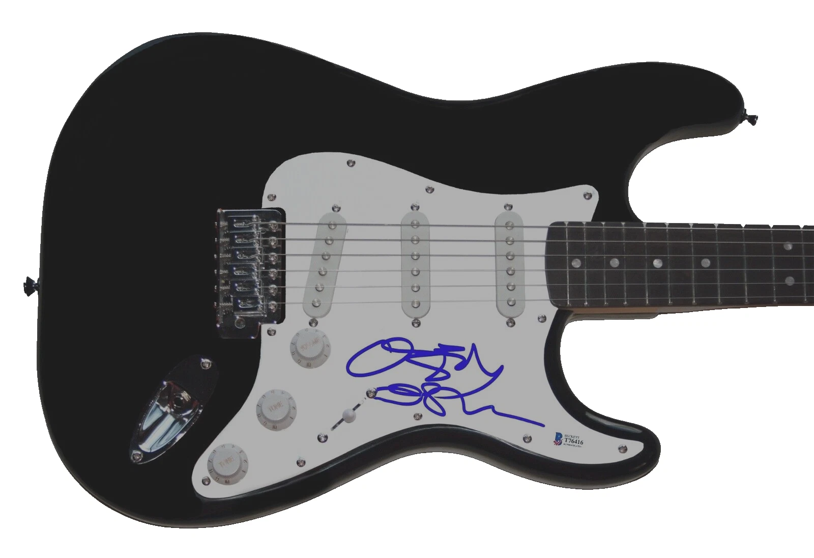 Ozzy Osbourne Signed Autographed Electric Guitar Black Sabbath Beckett BAS COA