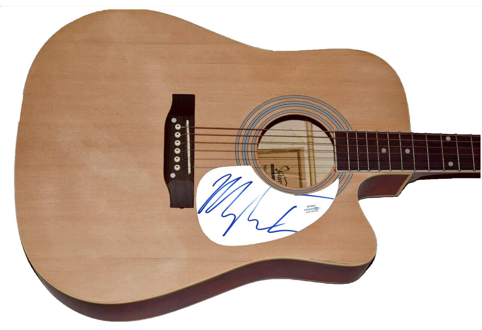 Meghan Trainor Signed Autographed Full Size Acoustic Guitar ACOA COA