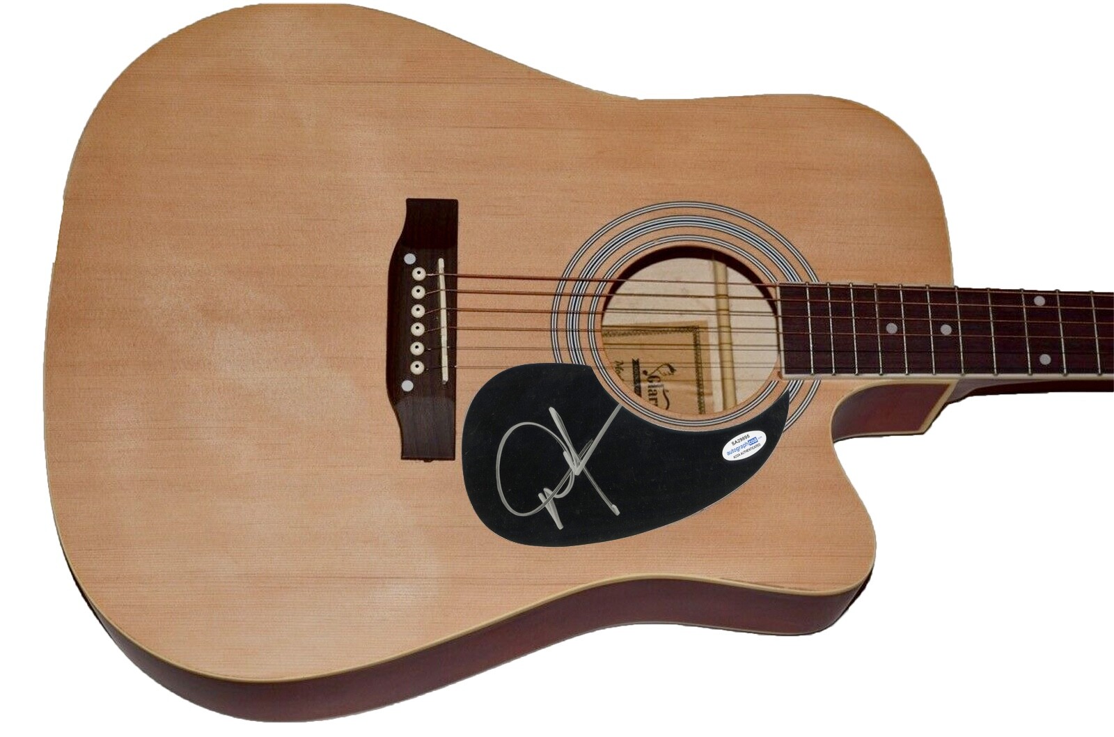 Dwight Yoakam Signed Autographed Full Size Acoustic Guitar Fast As You ACOA COA