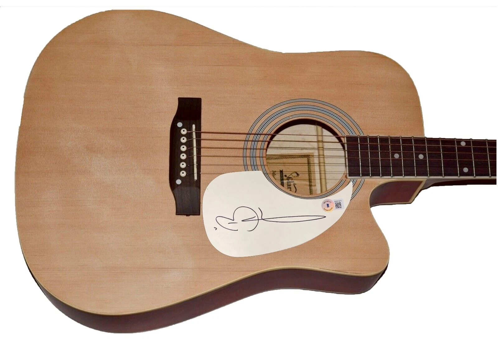 Brandi Carlile Signed Autographed Full Size Acoustic Guitar Beckett BAS COA