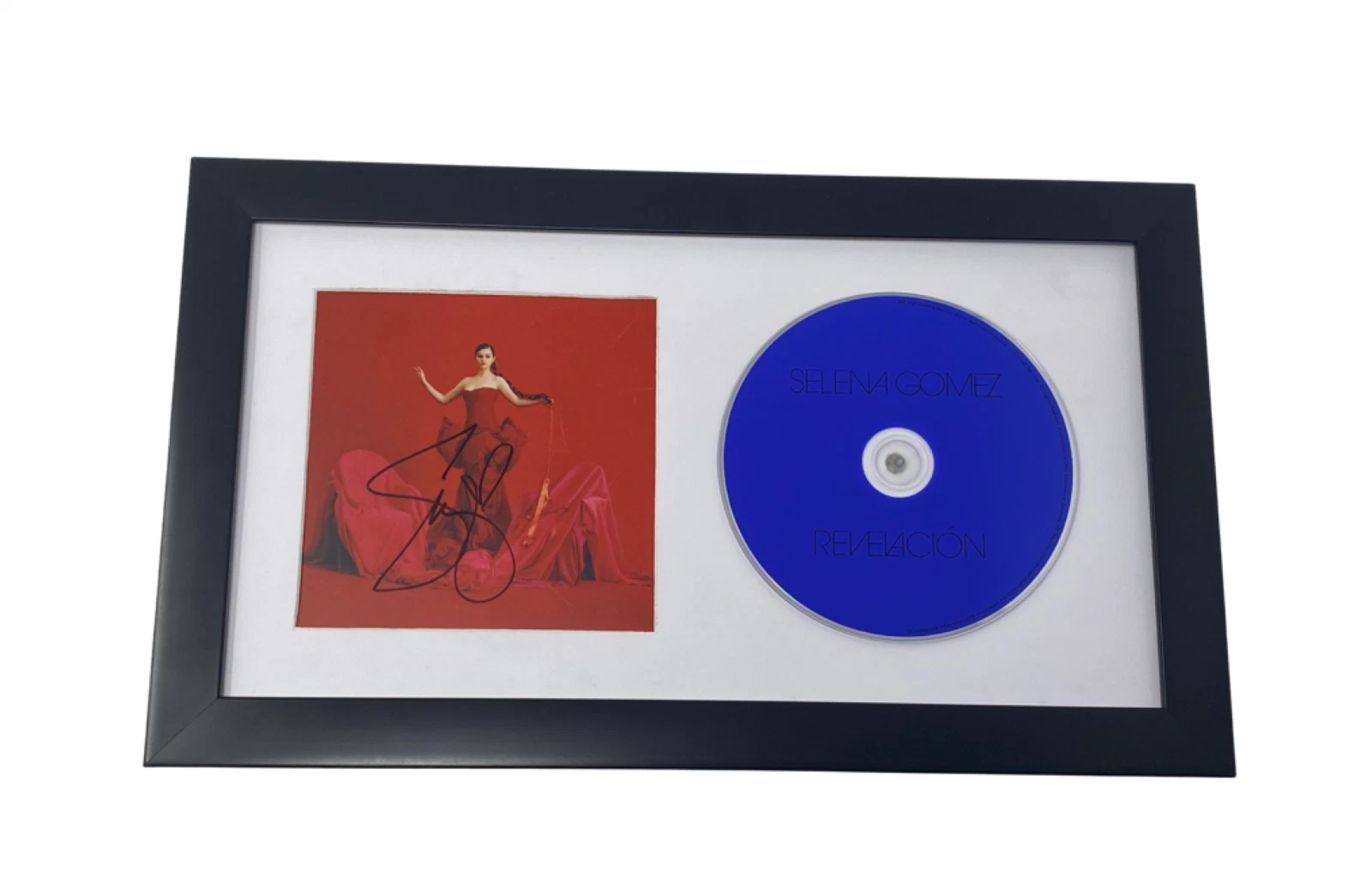 Selena Gomez Signed Autographed Revelacion Framed Matted CD Display Beckett COA