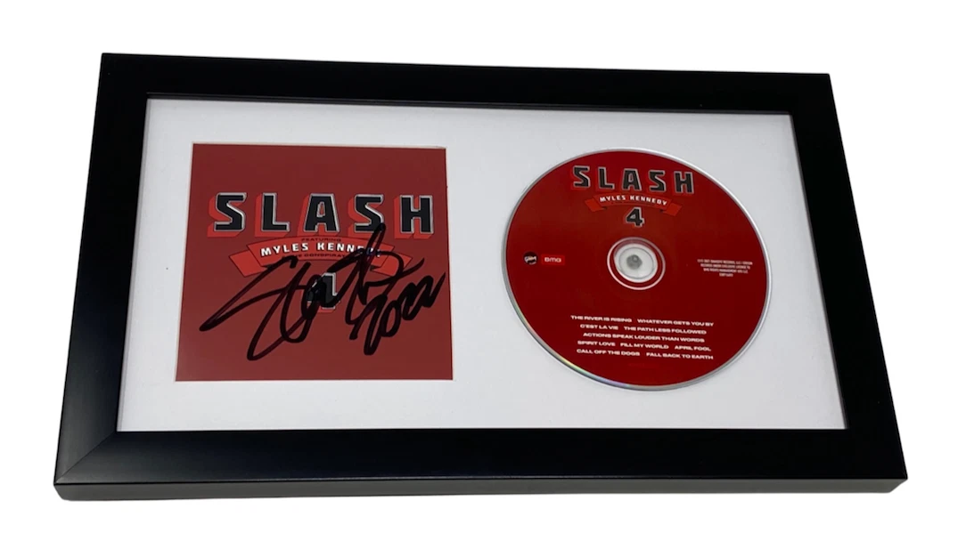 Slash The Conspirators Signed Autograph 4 Framed CD Display Guns N Roses COA