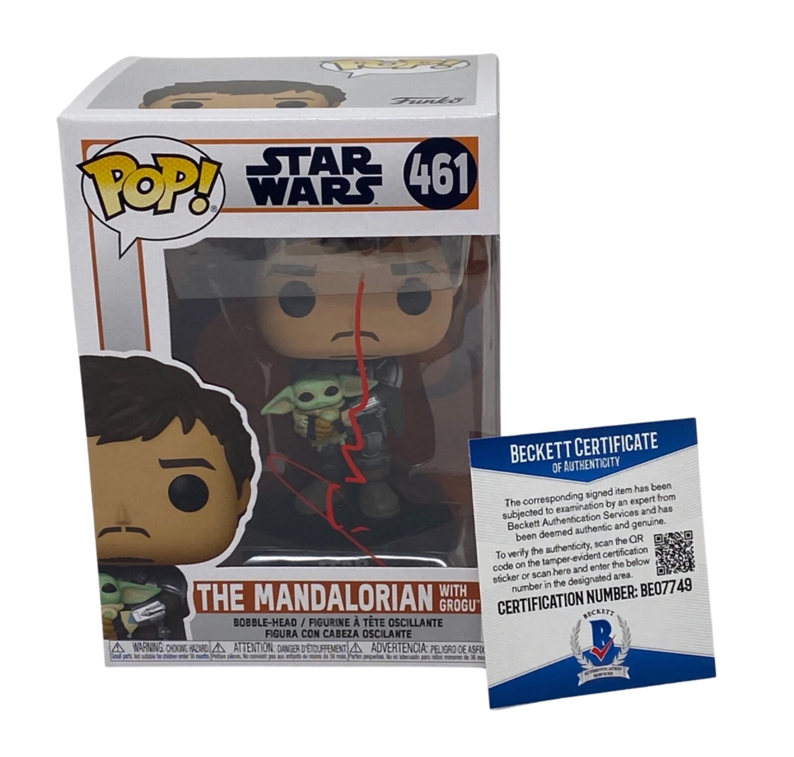 Greig Fraser Signed Funko Pop Figure The Mandalorian Cinematographer Beckett COA