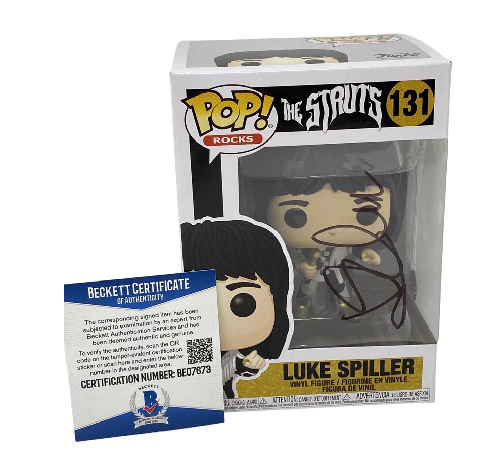 Luke Spiller Signed Autographed Funko Pop Figure The Struts Beckett BAS COA