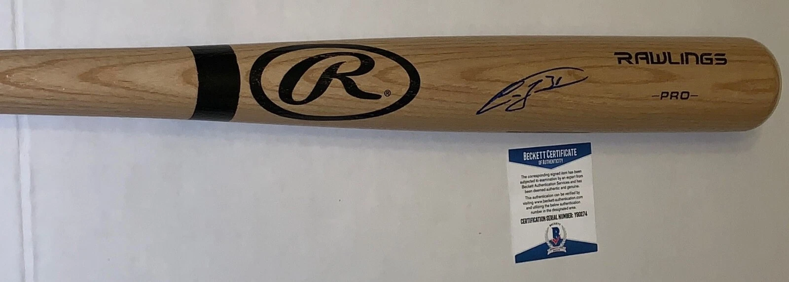 Carlos Zambrano Chicago Cubs signed Full Size Rawlings Bat autographed Beckett