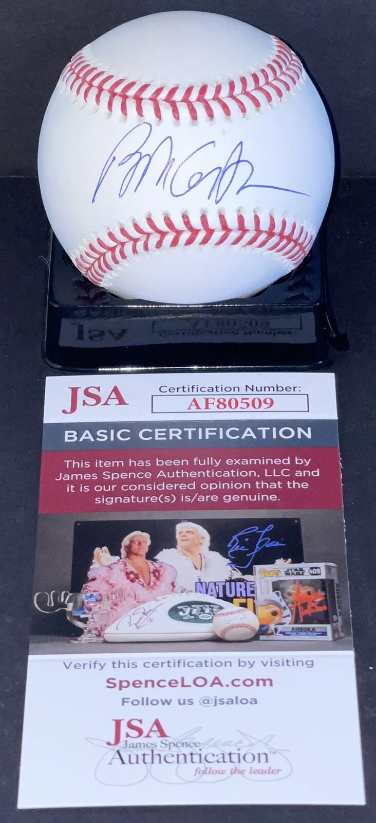 Bob Costas Signed Autographed OML Baseball HOF 18 JSA