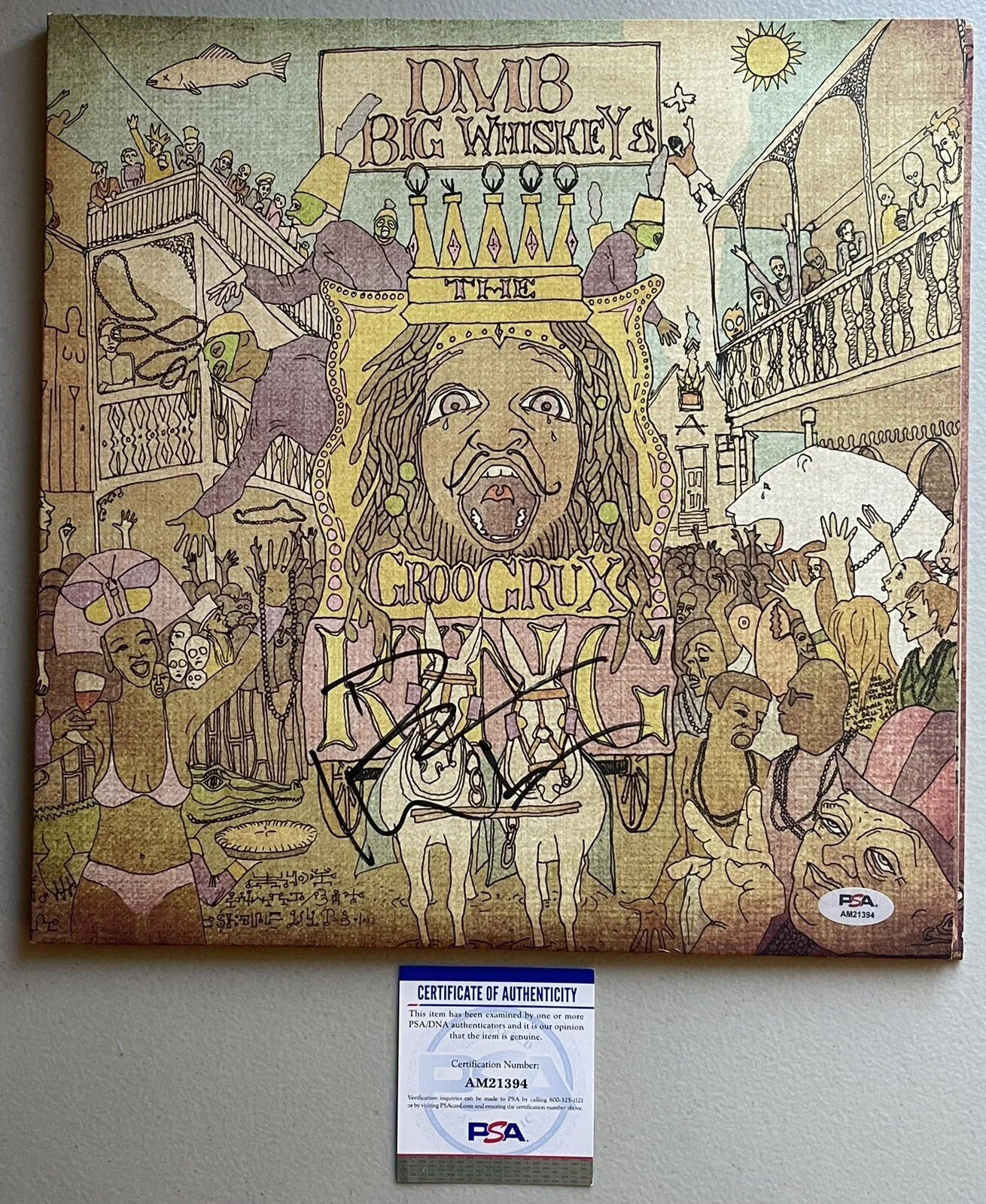 Dave Matthews Signed Autographed DMB Big Whiskey Vinyl PSA/DNA