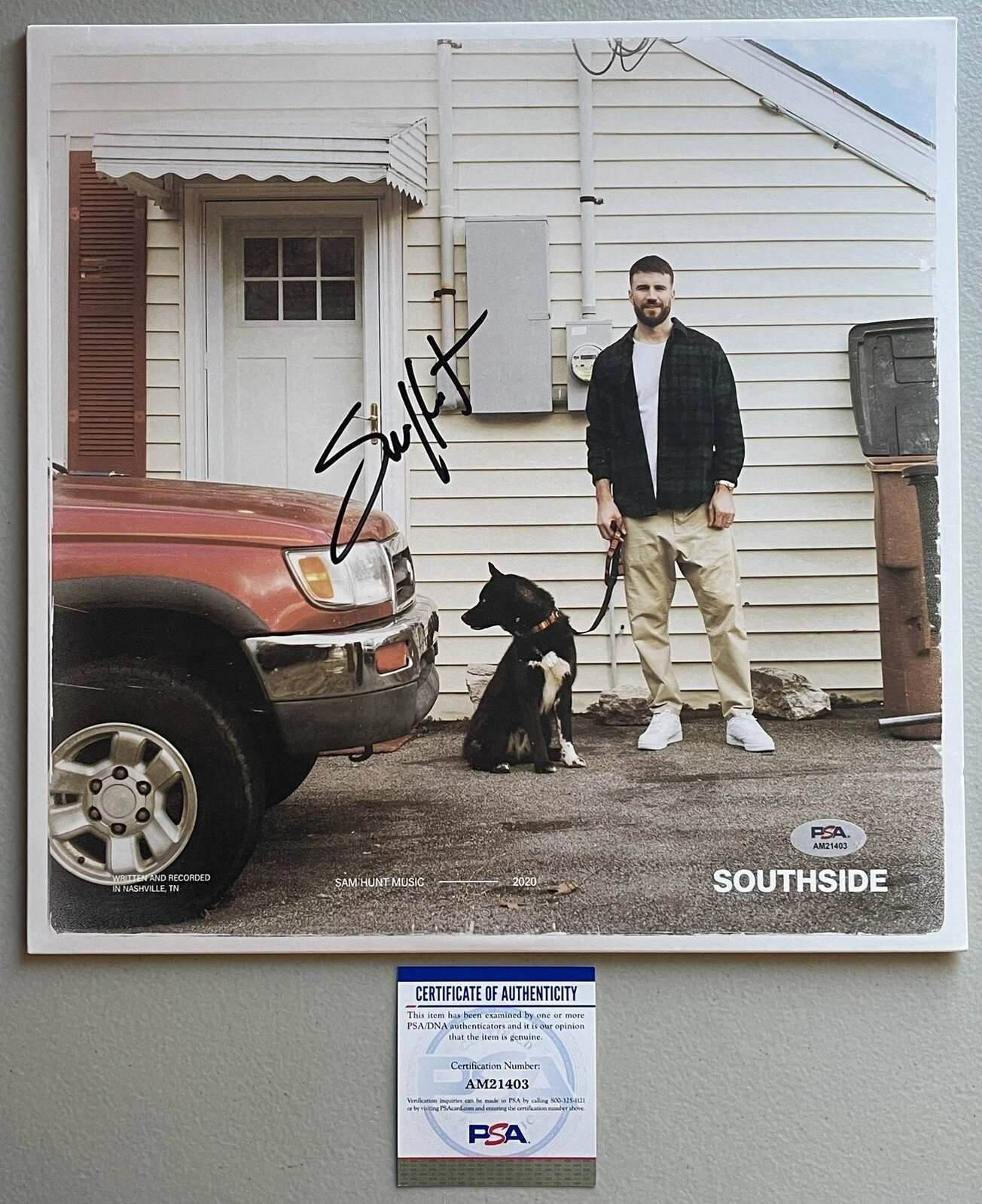 Sam Hunt Signed Autographed Southside Vinyl Album PSA/DNA