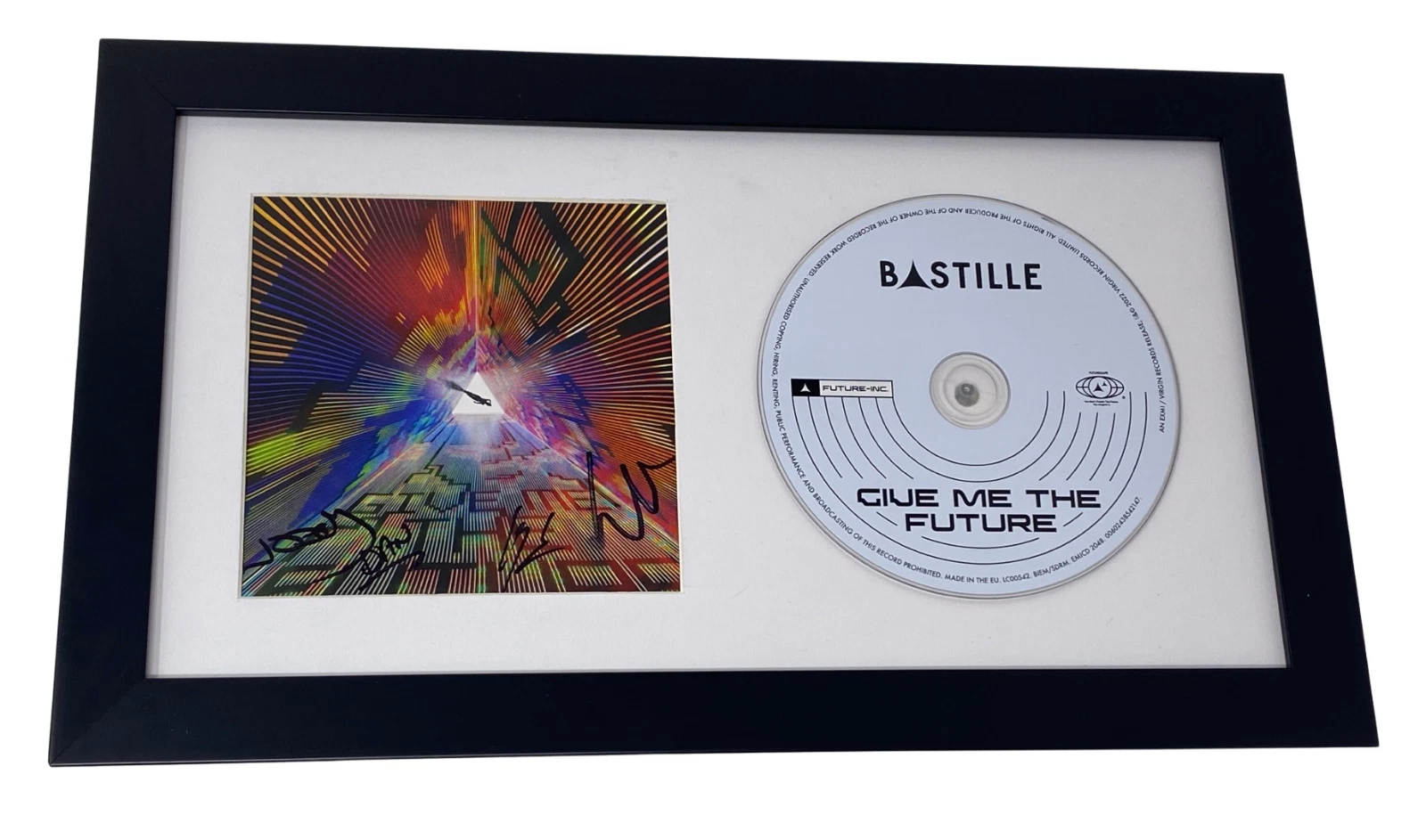 Bastille Band Signed Autographed Give Me The Future Framed CD Display ACOA COA
