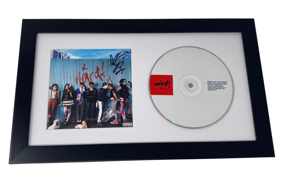 Yungblud Signed Autographed Weird! Framed Matted CD Display ACOA COA