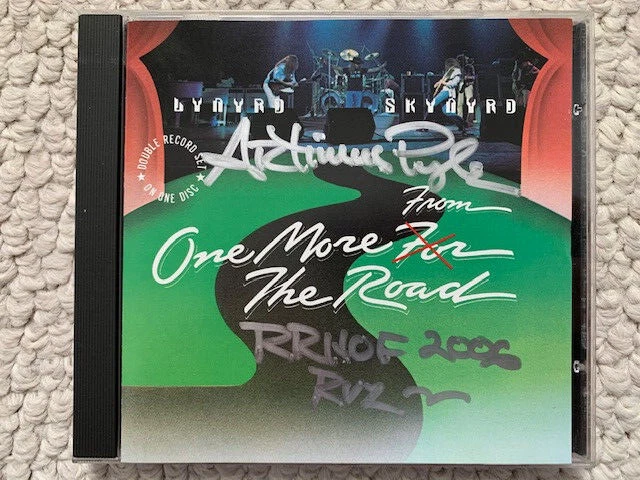ARTIMUS PYLE HAND SIGNED ONE MORE FROM THE ROAD LYNYRD SKYNYRD CD       JSA