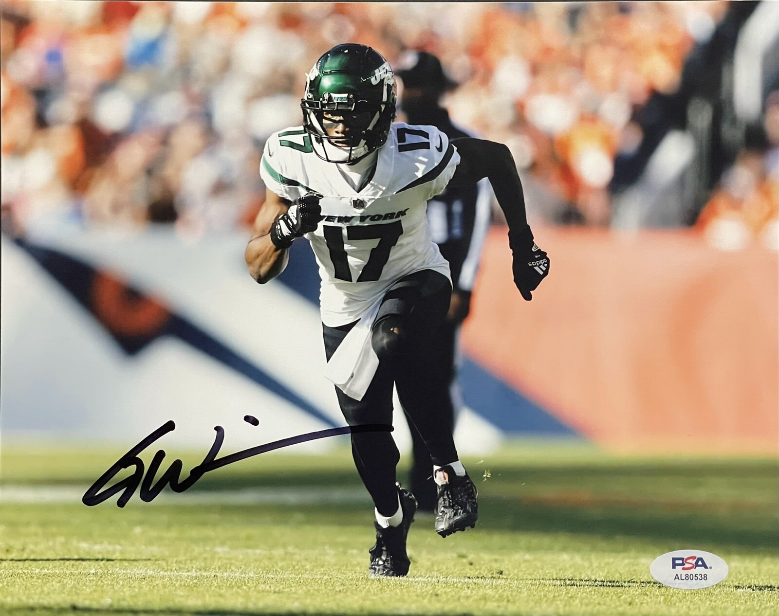 Garrett Wilson Signed Autographed New York Jets OROY PSA/DNA COA