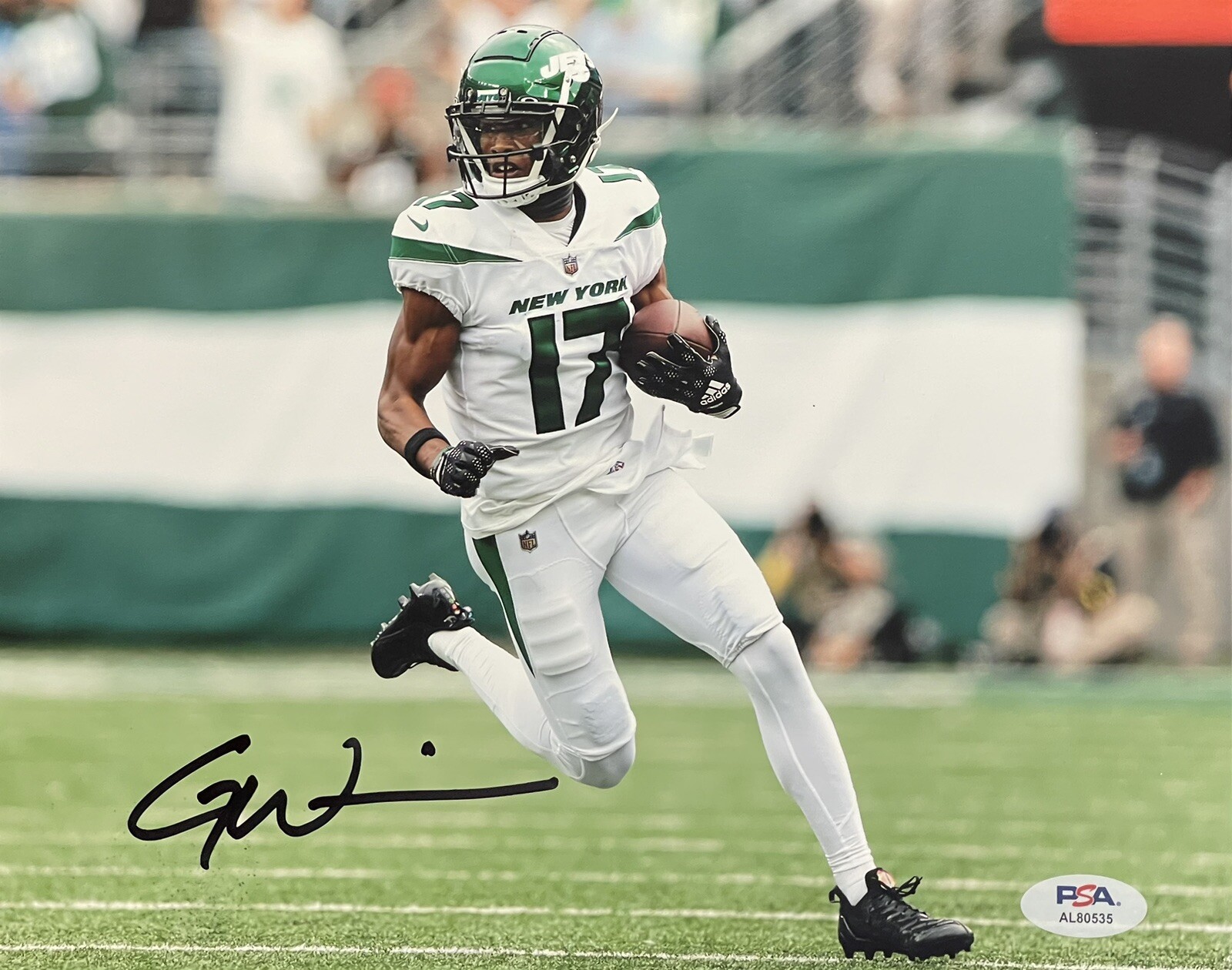 Garrett Wilson Signed Autographed New York Jets OROY PSA/DNA COA
