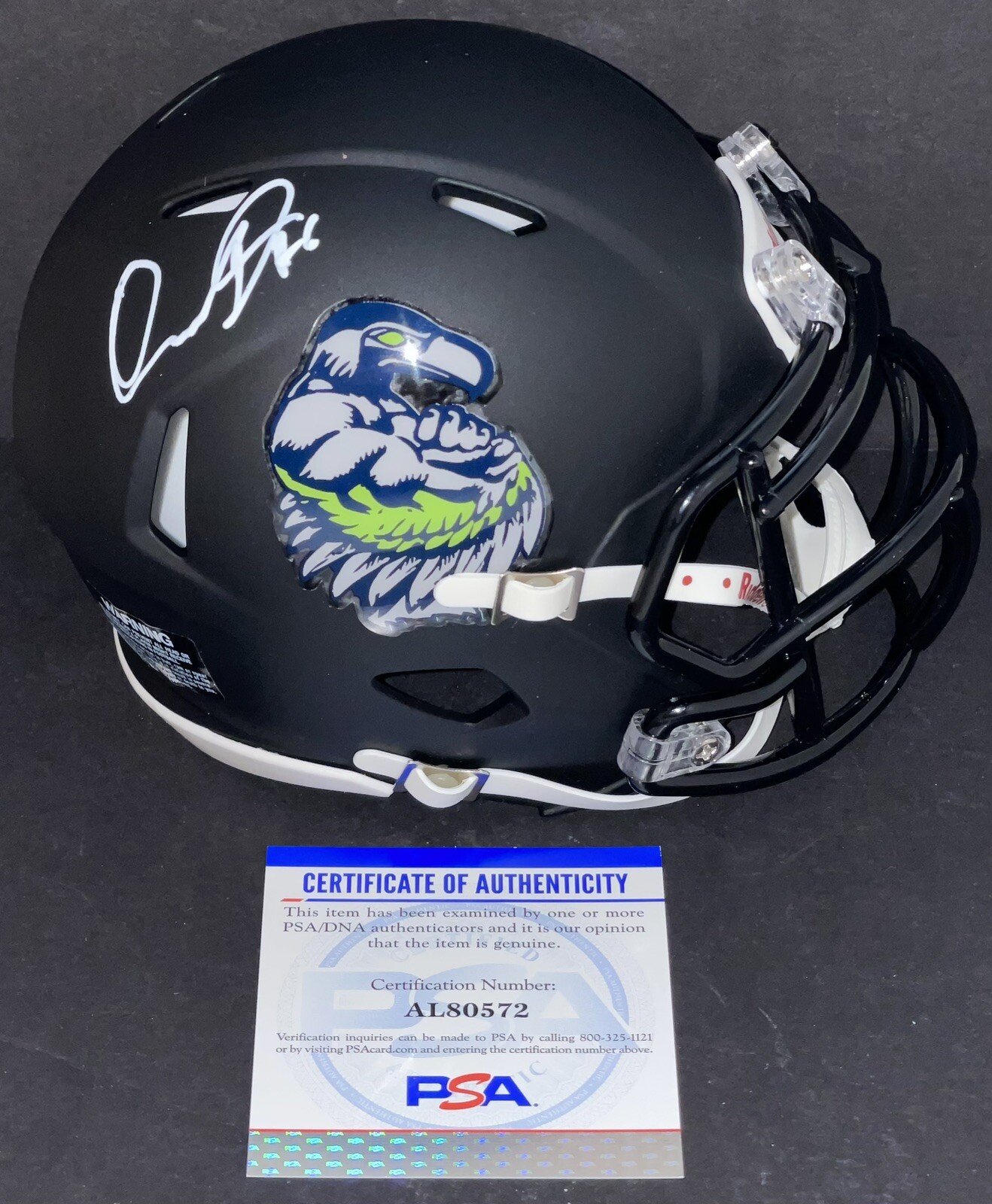 Quandre Diggs Signed Autographed Seattle Seahawks Mini Helmet PSA/DNA COA